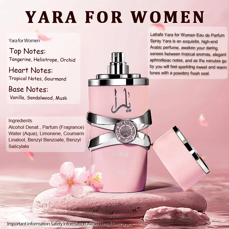 YARA ROSE - L'irrésistible Eau de Parfum Original Au senteurs d'Orient !!!